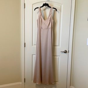 Show Me Your Mumu Champagne Dress, L